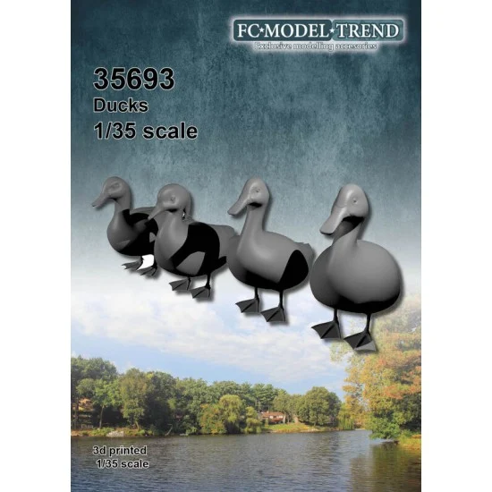 FC Model Trend 35693 1/35 Ducks - Scenics & Diorama