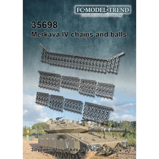 FC Model Trend 35698 1/35 Merkava 4 Chain Courtain - Military Vehicles & Tanks