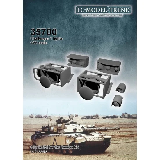 FC Model Trend 35700 1/35 Challenger 1 MBT Lights for Tamiya kits - Military Vehicles & Tanks