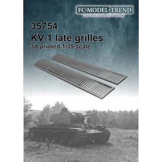 FC Model Trend 35754 1/35 KV-1 Rear Grilles Late Type