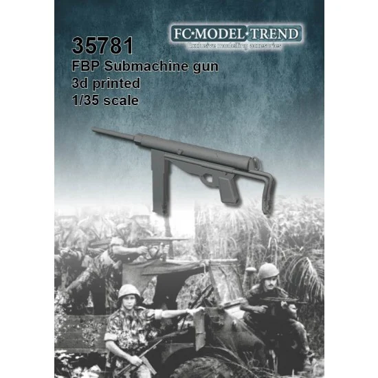 FC Model Trend 35781 1/35 FBP Sub Machine Gun (4pcs) - Military Vehicles & Tanks