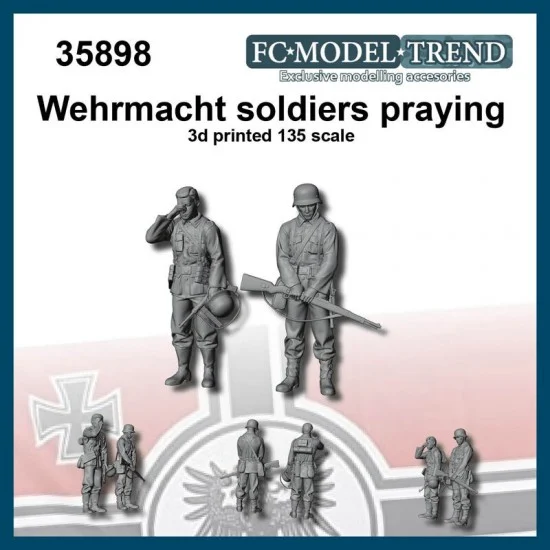 FC Model Trend 35898 1/35 German Soldiers Praying - Model Figures
