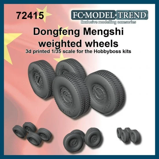 FC Model Trend 35902 1/35 Dongfeng Weighted Wheels for HobbyBoss kits - Military Vehicles & Tanks
