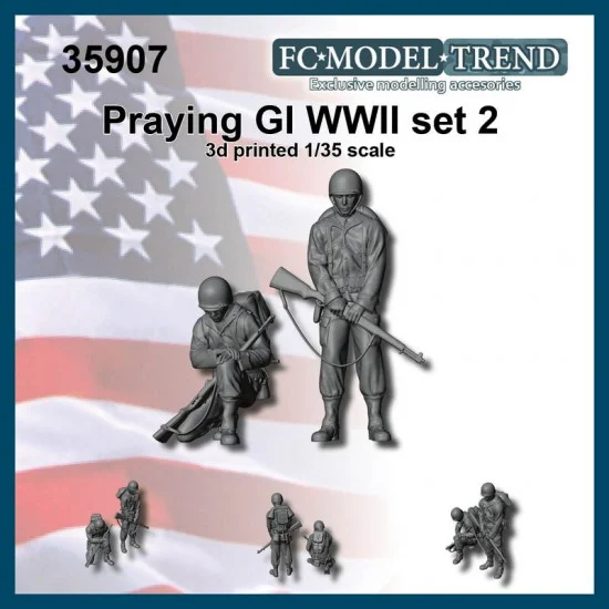 FC Model Trend 35907 1/35 Praying GI set 2 - Model Figures