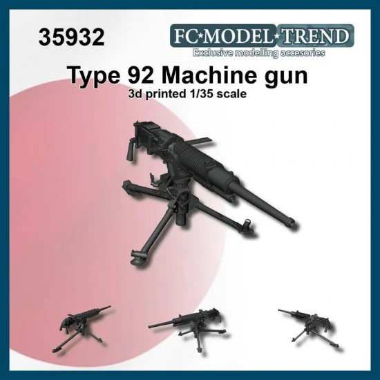 FC Model Trend 35932 1/35 Type 92 Machine Gun in Japan - Military Vehicles & Tanks