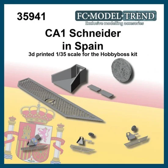 FC Model Trend 35941 1/35 Schneider Ca-1 in Spain Detail Set for HobbyBoss kits