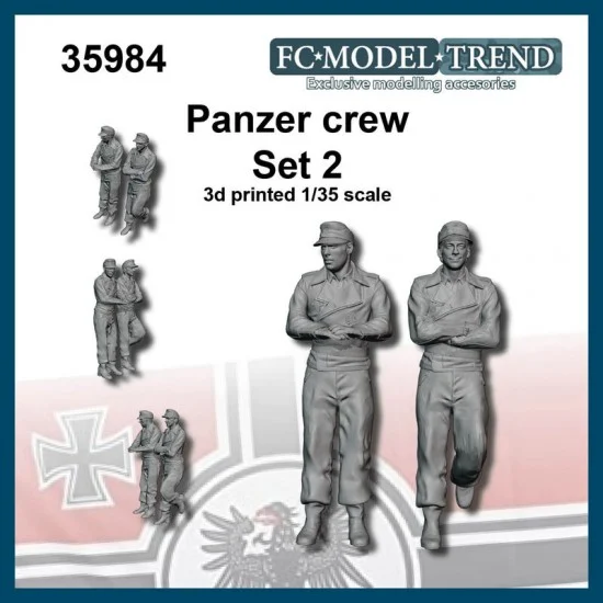 FC Model Trend 35984 1/35 Panzer Crew set 2 - Model Figures