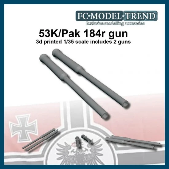 FC Model Trend 35986 1/35 Canon Para 53K/184R (2 guns) - Military Vehicles & Tanks