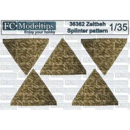 FC Model Trend 36362 1/35 Zeltbahn Splinter - Scenics & Diorama