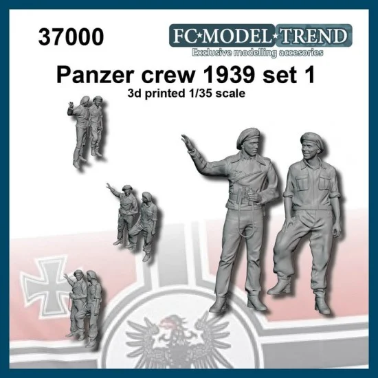 FC Model Trend 37000 1/35 German Tank Crew 1939 set 1 - Model Figures