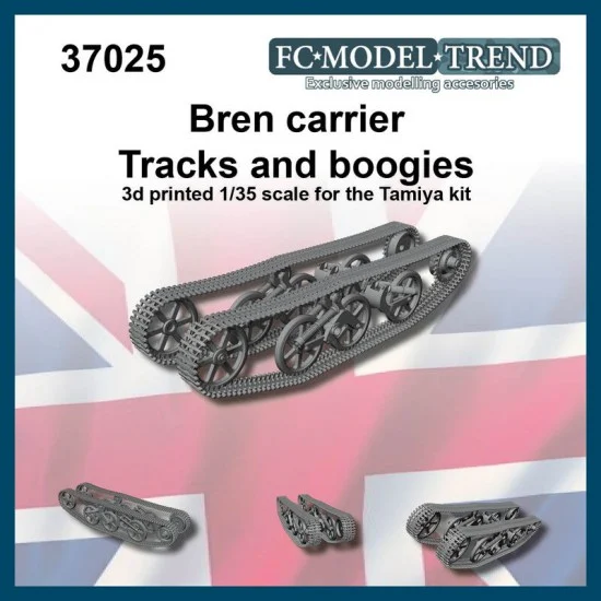 FC Model Trend 37025 1/35 Bren Carrier Tracks and Boogies for Tamiya kit - Military Vehicles & Tanks