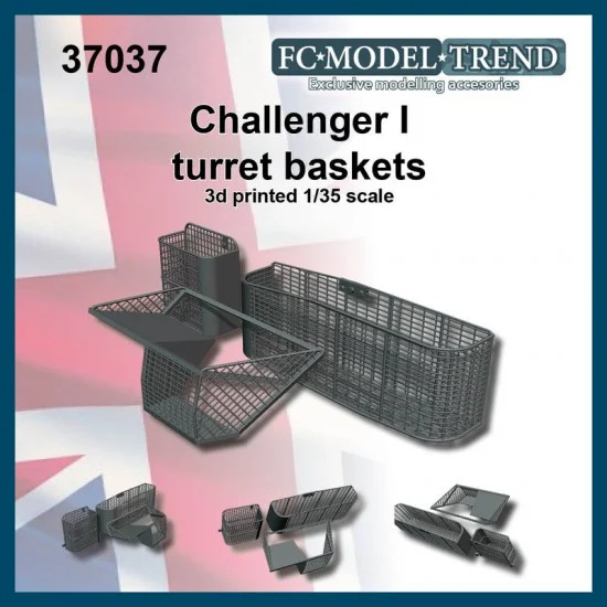 FC Model Trend 37037 1/35 Challenger I, Turret Basckets - Military Vehicles & Tanks