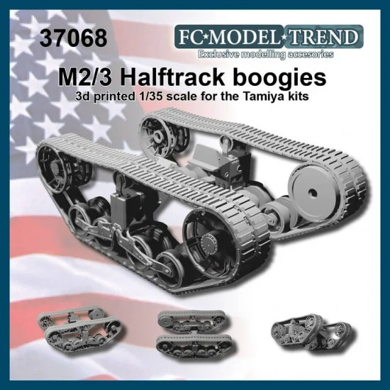 FC Model Trend 37068 1/35 M2/M3 Halftrack Boogies for Tamiya kits - Military Vehicles & Tanks