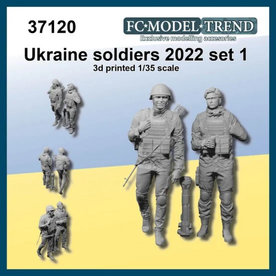 FC Model Trend 37120 1/35 Ukraine Soldiers 2022 Set #1 - Model Figures