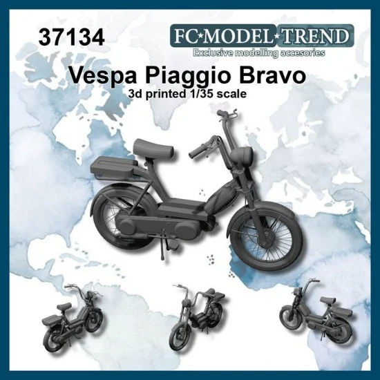 FC Model Trend 37134 1/35 Vespa Piaggio Bravo - Model Motorcycles