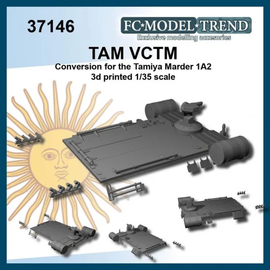 FC Model Trend 37146 1/35 TAM VCTM Conversion Set for Tamiya Marder 1A2 - Military Vehicles & Tanks
