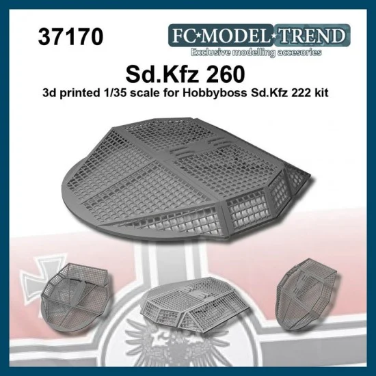 FC Model Trend 37170 1/35 Sdkfz 260 Conversion part for Hobby Boss SdKfz.222 - Military Vehicles & Tanks