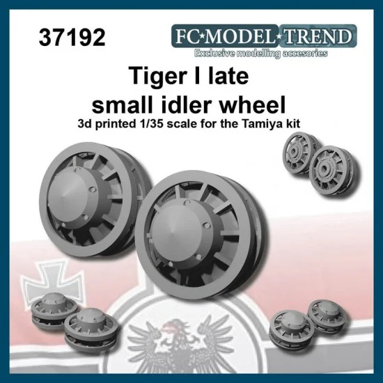 FC Model Trend 37192 1/35 Tiger I Late Small Idler Wheel for Tamiya kit - Military Vehicles & Tanks