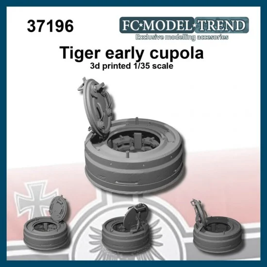 FC Model Trend 37196 1/35 Tiger Early Cupola - Military Vehicles & Tanks