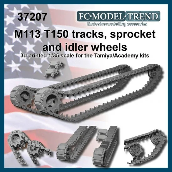 FC Model Trend 37207 1/35 M113 T150 Tracks Sprocket & Idler Wheels for Tamiya/Academy kits - Military Vehicles & Tanks