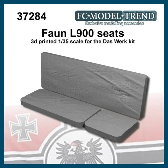 FC Model Trend 37284 1/35 Faun L900 Seat for Das Werk kit - Military Vehicles & Tanks