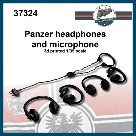 FC Model Trend 37324 1/35 Panzer Headphones and Microphone - Military Vehicles & Tanks
