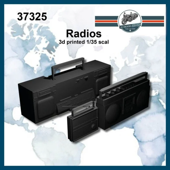 FC Model Trend 37325 1/35 Stereo Radio Players - Scenics & Diorama