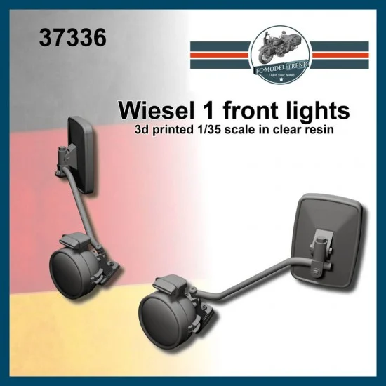 FC Model Trend 37336 1/35 Wiesel 1 Front Lights with Mirrors - Military Vehicles & Tanks