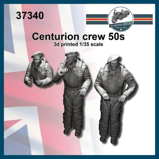 FC Model Trend 37340 1/35 Centurion Crew 50s (2 full figures and 1 bust) - Model Figures