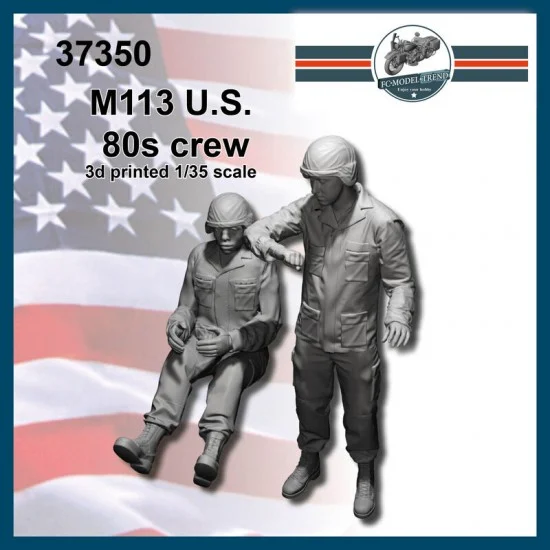 FC Model Trend 37350 1/35 M113 Crews 80s (2 figures) - Model Figures