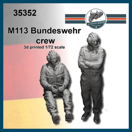FC Model Trend 37352 1/35 Bundeswehr M113 Crews (2 figures) - Model Figures