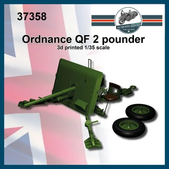 FC Model Trend 37358 1/35 Ordnance 2 Pounder - Model Figures