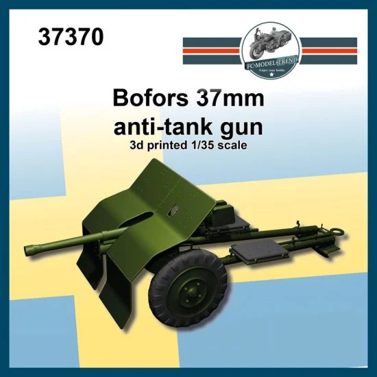 FC Model Trend 37370 1/35 Bofors 37mm Anti Tank Gun - Military Vehicles & Tanks