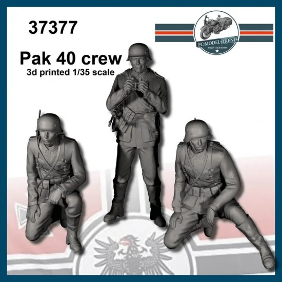 FC Model Trend 37377 1/35 Pak 40 Crews (3 figures) - Model Figures