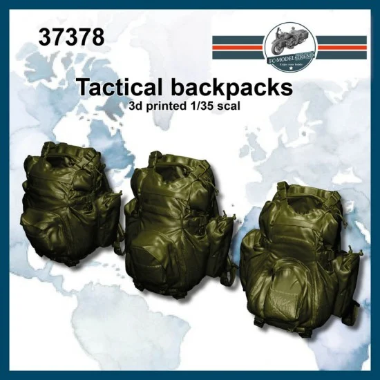 FC Model Trend 37378 1/35 Tactical Backpacks - Model Figures