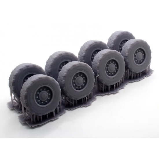 FC Model Trend 37382 1/35 Faun SL-T-56 Weighted Wheels for Trumpeter kit