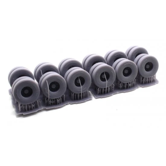 FC Model Trend 37383 1/35 Sattelanhanger 56t Weighted Wheels for Trumpeter kit - Military Vehicles & Tanks
