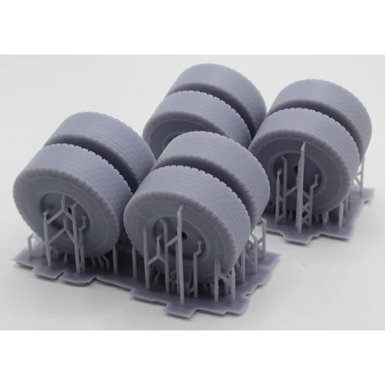 FC Model Trend 37387 1/35 M747 Trailer Weighted Wheels - Military Vehicles & Tanks