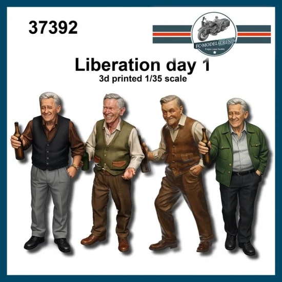 FC Model Trend 37392 1/35 Liberation Day #1 (4 figures) - Model Figures
