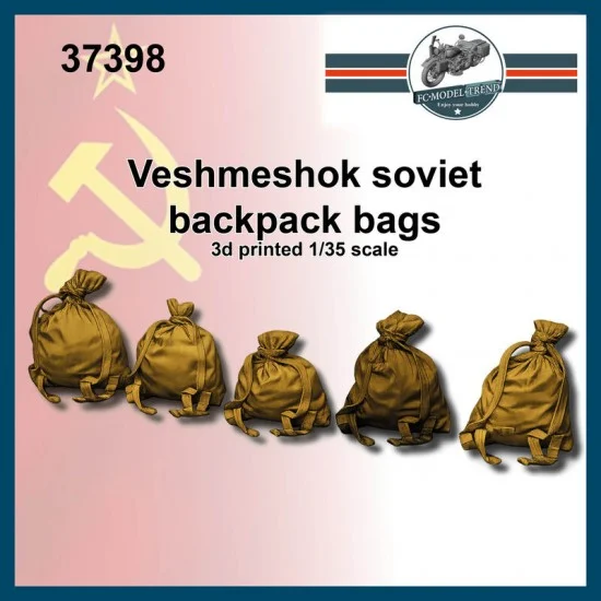 FC Model Trend 37398 1/35 WWII Soviet Veshmeshok Backpack Bag - Model Figures