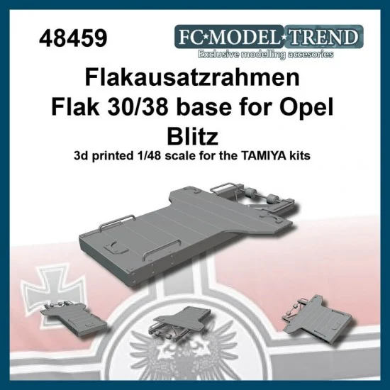 FC Model Trend 48459 1/48 Opel Blitz Flakausatzrahmen Flak 38 Base for Tamiya kits - Military Vehicles & Tanks