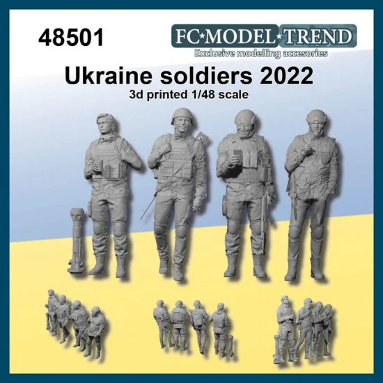 FC Model Trend 48501 1/48 Ukraine Soldiers 2022 - Model Figures