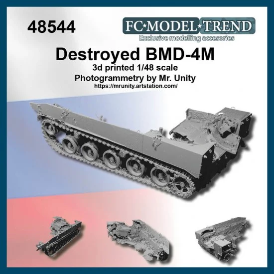 FC Model Trend 48544 1/48 Destroyed BMD-4M