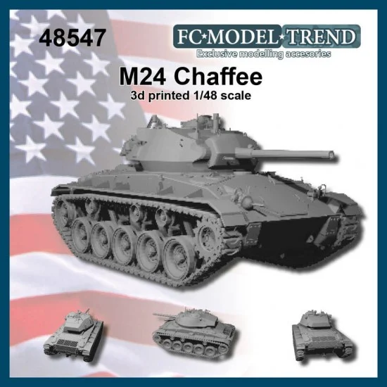 FC Model Trend 48547 1/48 M24 Chaffee - Military Vehicles & Tanks