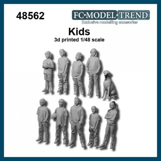 FC Model Trend 48562 1/48 Kids - Model Figures