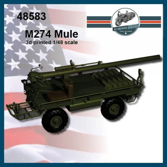 FC Model Trend 48583 1/48 M274 4x4 Utility Platform Truck "Mule" 3D Printed Kit - Military Vehicles & Tanks