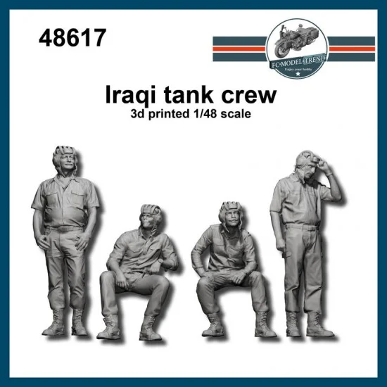 FC Model Trend 48617 1/48 Iraq Tank Crews (4 figures) - Model Figures