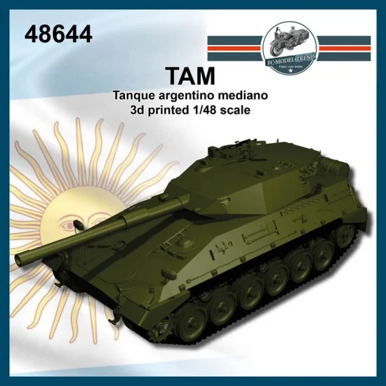 FC Model Trend 48644 1/48 Tanque Argentino Mediano (TAM) Main Battle Tank - Military Vehicles & Tanks