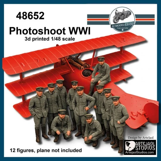 FC Model Trend 48652 1/48 WWI Photoshoot (12 figures) - Model Figures