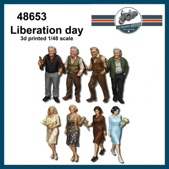 FC Model Trend 48653 1/48 Liberation Day (8 figures) - Model Figures